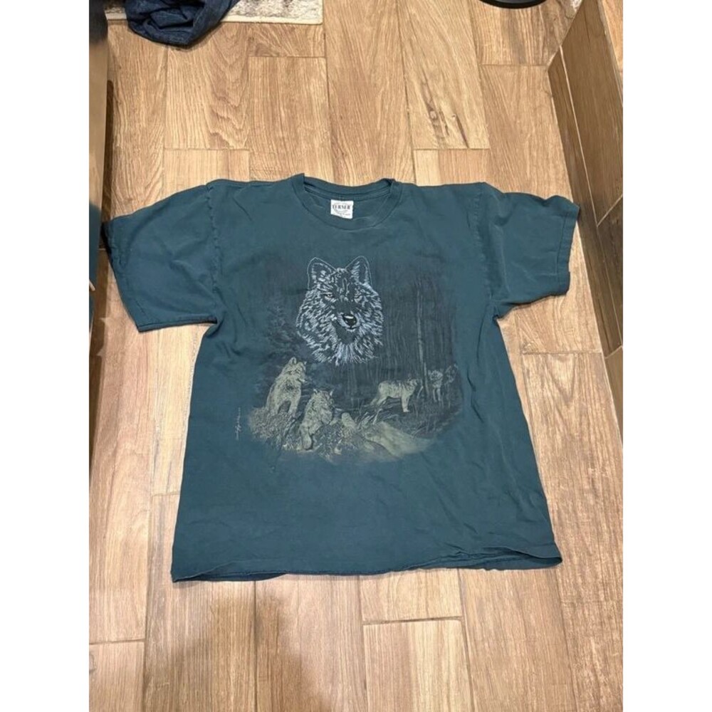 Vintage Wolf Heavy Cotton T-Shirt